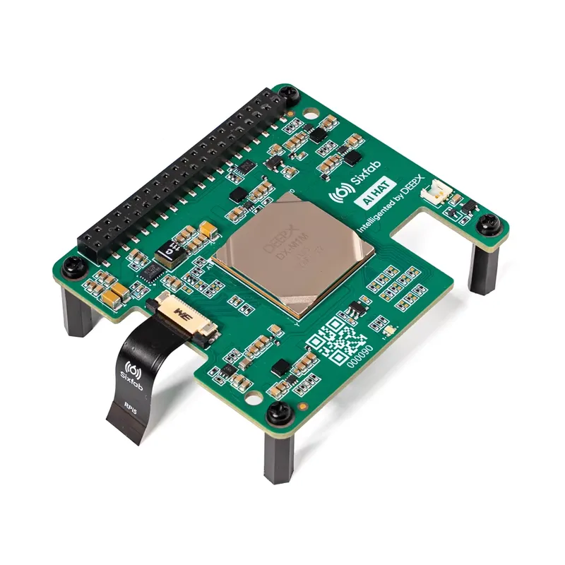 Raspberry Pi - Raspberry Pi 5用Chipboard Sixfab Ai Hat+、Deepx