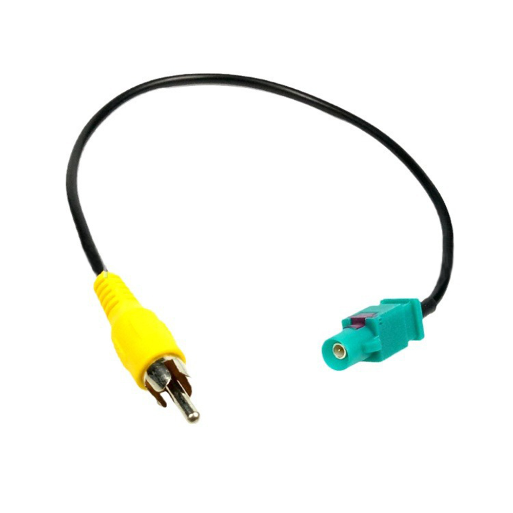 Pi Camera Cable - 1 個メルセデスベンツ用リアビューカメラアダプターケーブル Fakra から RCA コネクタ逆転ライン車のリアサイト変換ワイヤー