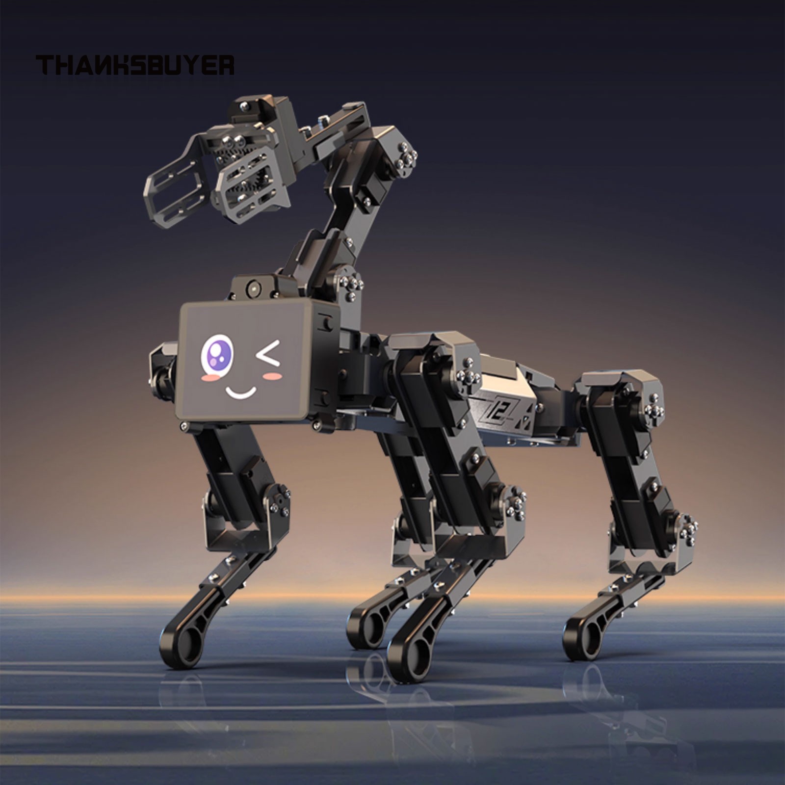 Raspberry Pi - DOGZILLA-Lite 15DOF AI バイオニック犬型ロボット 犬型ロボット ラズベリーパイメインコントローラー搭載