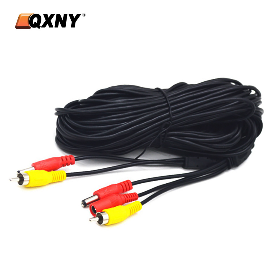 Pi Camera Cable - 取り付けが簡単なAV RCAビデオケーブル。バックモニター用。DCカーシガーライター接続、ビデオ延長、ビデオ電源ケーブル。