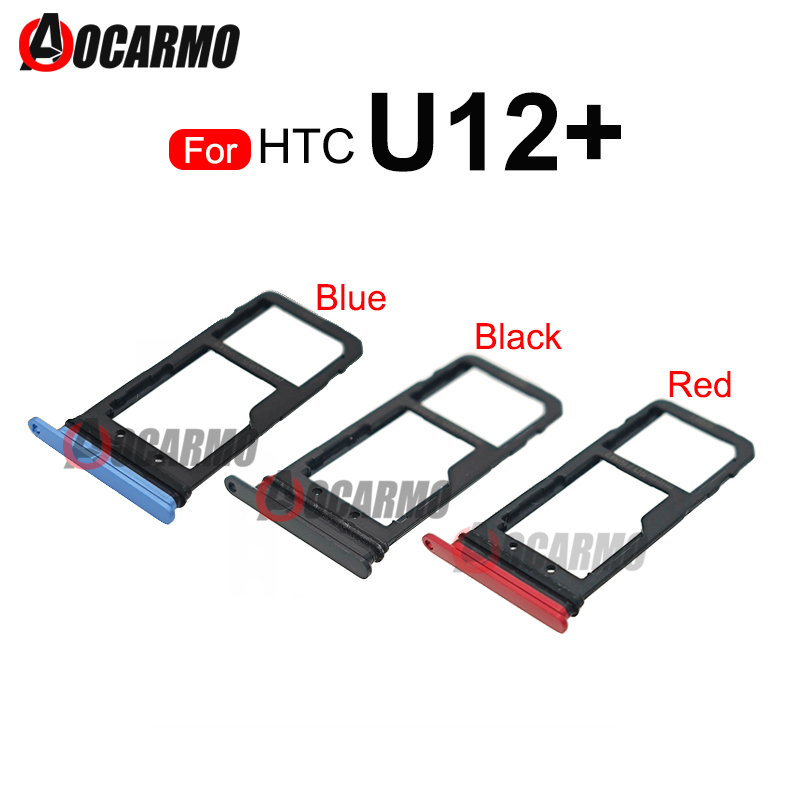 Micro Sd Card - Htcu12用SIMカードトレイ,Microdホルダー,nano用SIMカードスロット交換部品