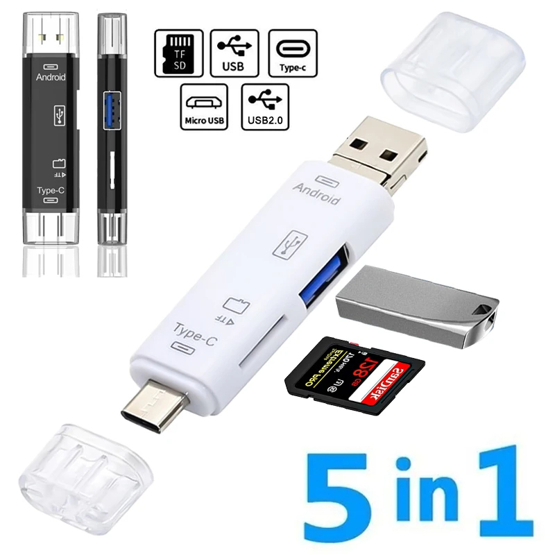 Micro Sd Card - 5 in 1 多機能 USB 2.0