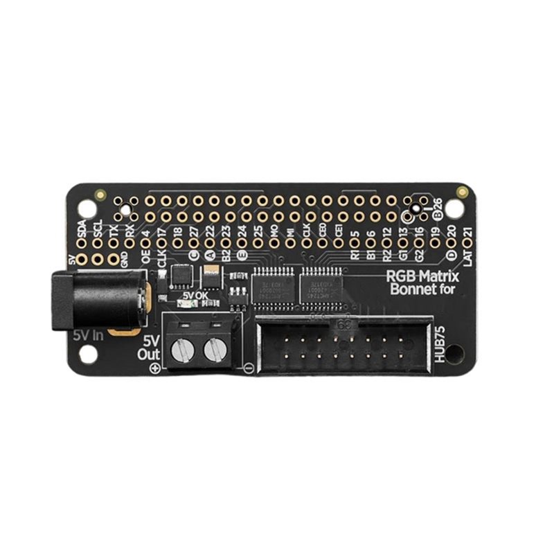 Pi Display - B27B 3211 Adafruit RGB マトリックス ボンネット