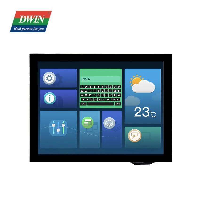 Raspberry Pi - 2026 DWIN 8インチ 1024*768ピクセル 500nit LCDタッチスクリーン