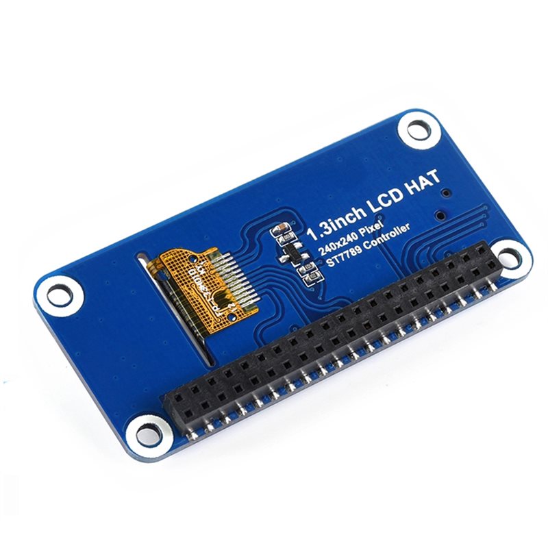 Raspberry Pi用HAT 1.3インチIPS LCD - Pi Display のレビューと価格
