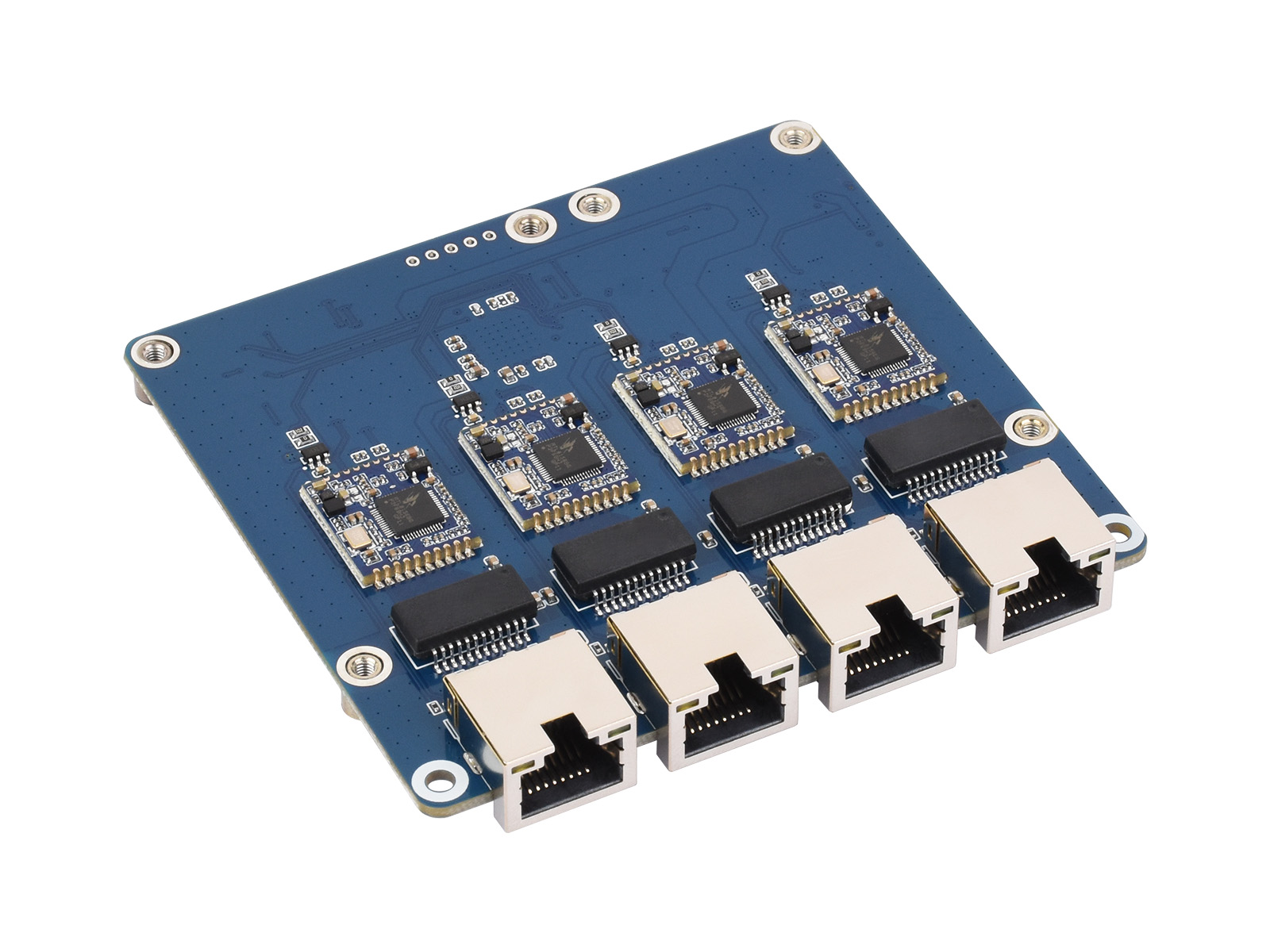 Waveshare PCIe TO 4-Ch ギガビット / - Raspberry Pi 5 のレビューと価格