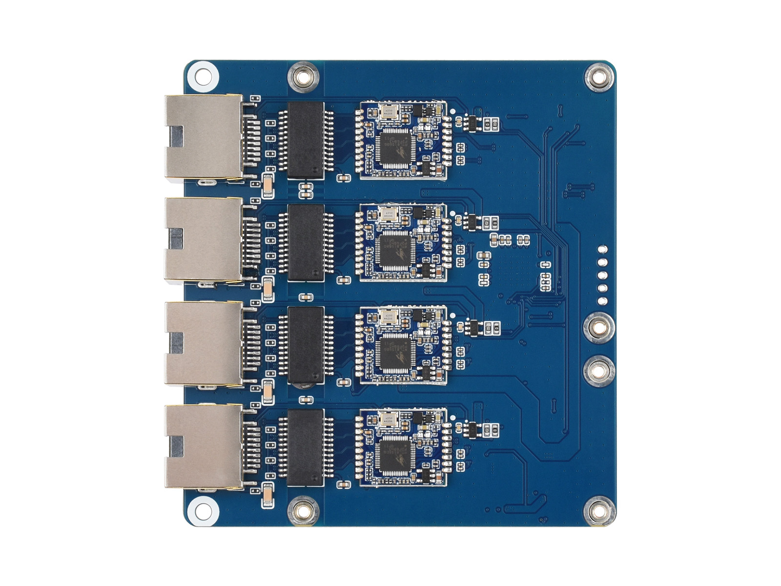Waveshare PCIe TO 4-Ch ギガビット / - Raspberry Pi 5 のレビューと価格