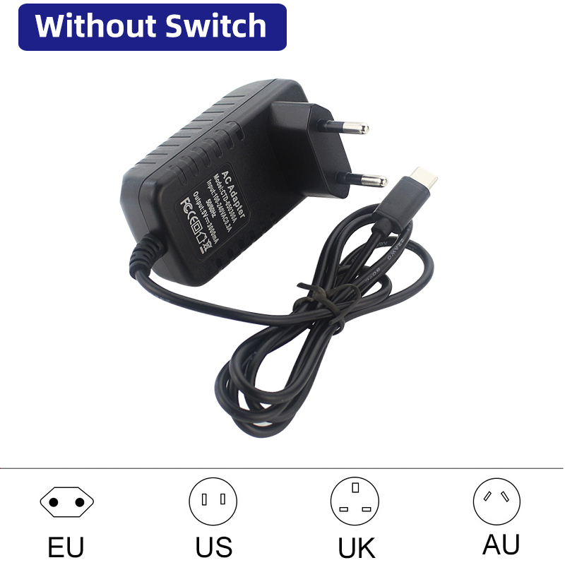 5V 3A ラズベリーパイ 4 電源 USB タイプ C ポ - Pi Power Supply のレビューと価格