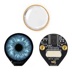 Waveshare-ダブルアイラウンドLCDディスプレイモジ - Raspberry Pi Kit のレビューと価格