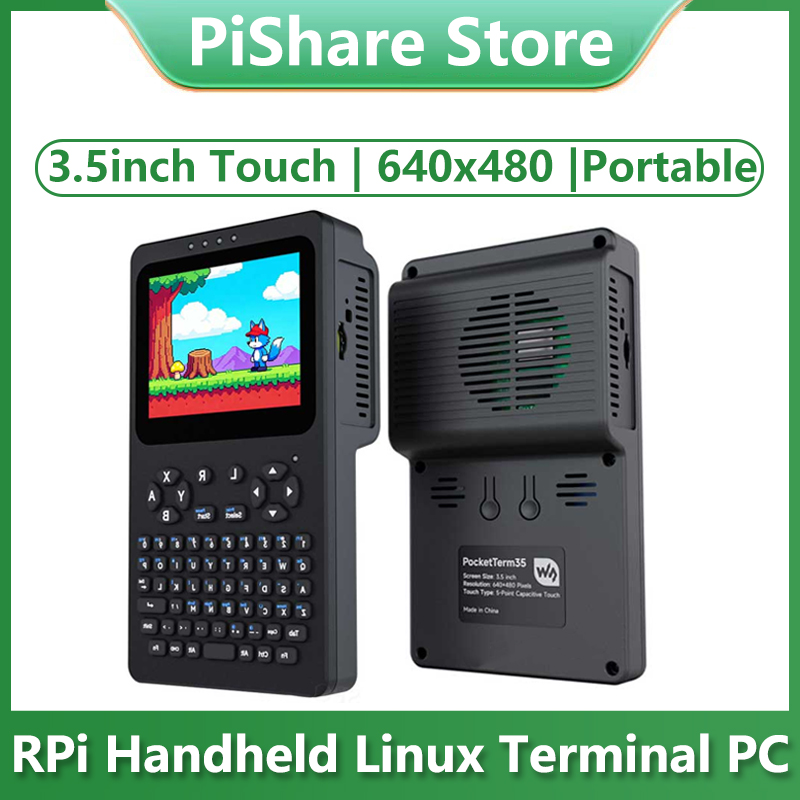ラズベリーパイ ハンドヘルドLinuxターミナル 3.5イン - Pi 5 Case のレビューと価格