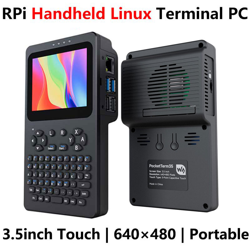 ラズベリーパイ ハンドヘルドLinuxターミナル 3.5イン - Pi 5 Case のレビューと価格