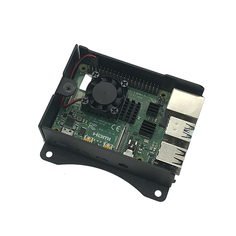 Raspberry Pi 4B 3B アルミニウムケース金属 - Pi Cooler のレビューと価格
