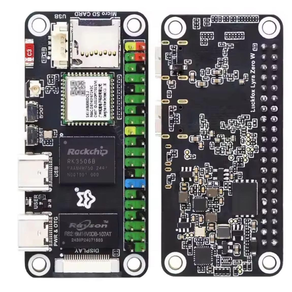 Luckfox Lyra Zero W RK3506B Ro - Pi Zero のレビューと価格