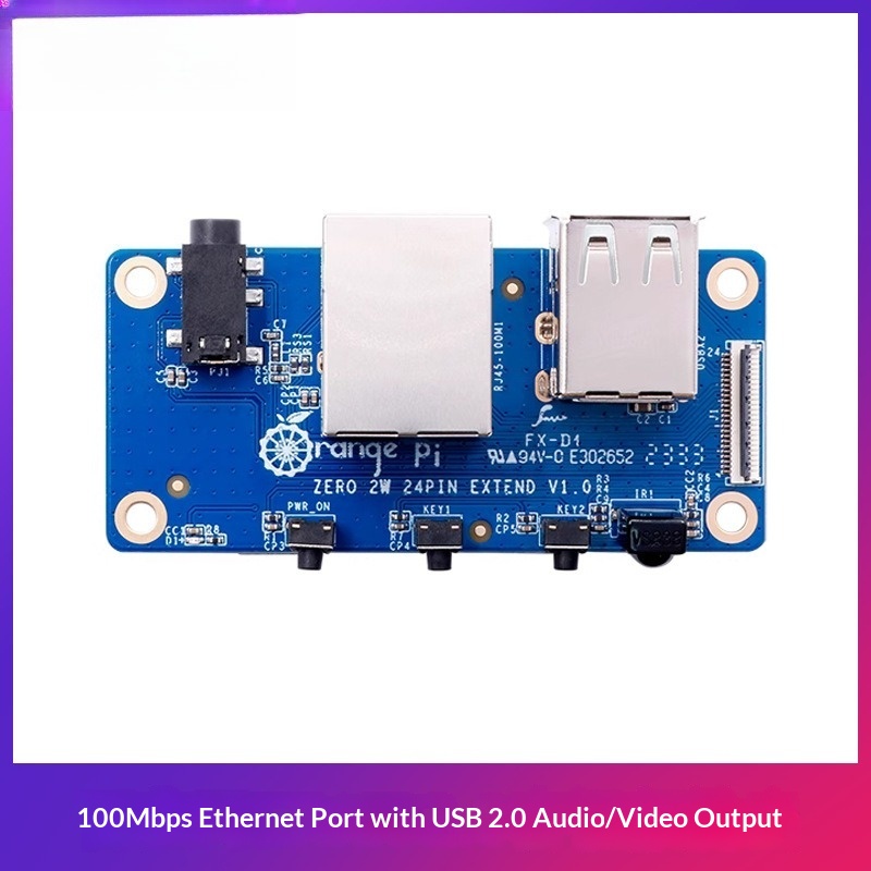 Orange Pi Zero 2W 拡張ボード。100Mbp - Pi Zero のレビューと価格