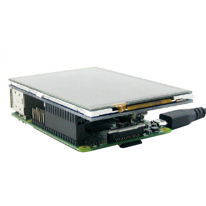 3.5インチ LED TFTタッチスクリーンディスプレイ + - Pi Display のレビューと価格