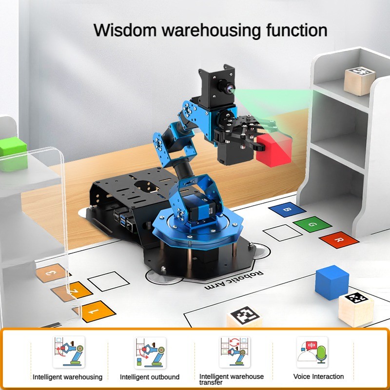 6軸のロボットアーム。サーボクロー、AIビジュアル、FPVカ - Raspberry Pi Kit のレビューと価格