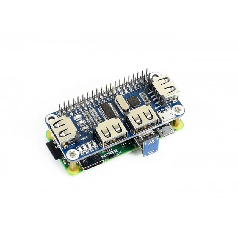 4ポートUSB HDMハブハット Raspberry Pi  - Pi Zero のレビューと価格
