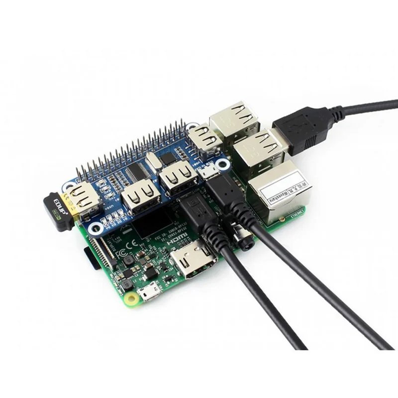 4ポートUSB HDMハブハット Raspberry Pi  - Pi Zero のレビューと価格