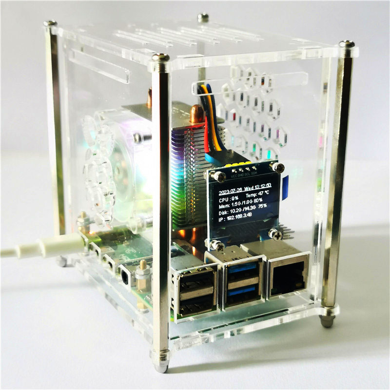 4つのモデルがたくさんあります。冷却ファン,銅管クーラー,透 - Pi 4 Case のレビューと価格