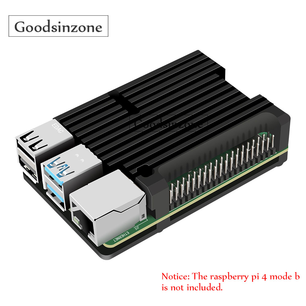 Raspberry Pi 4 Model B用アルミ製筐体、 - Pi 4 Case のレビューと価格