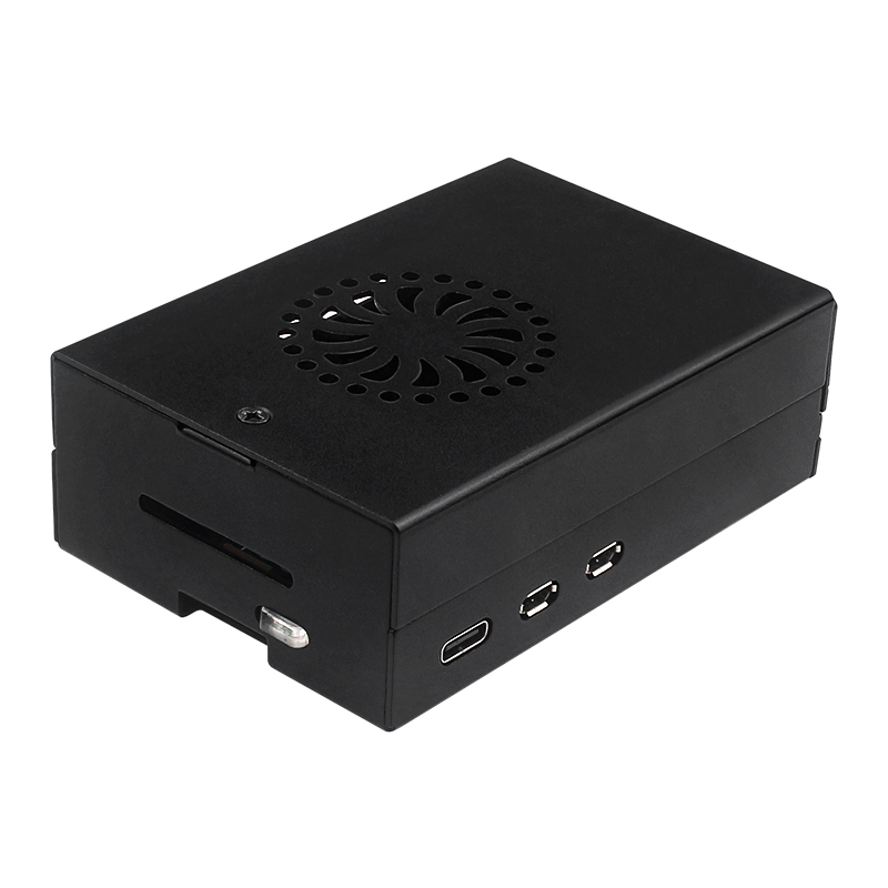 Raspberry Pi 5 アルミニウム合金ケース ブラッ - Pi Power Supply のレビューと価格