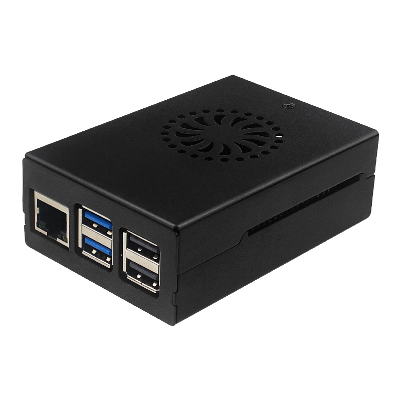 Raspberry Pi 5 アルミニウム合金ケース ブラッ - Pi Power Supply のレビューと価格