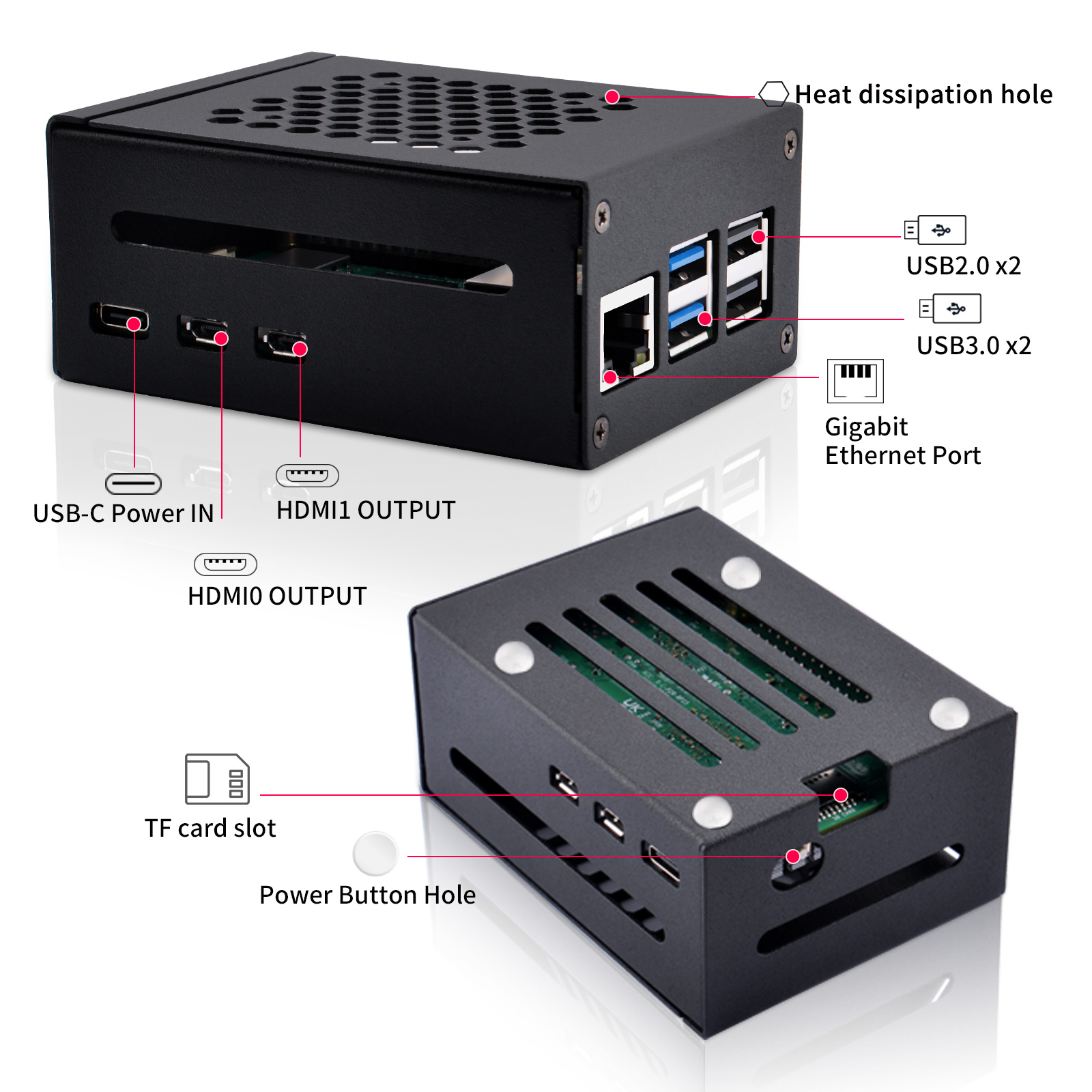 52Pi Raspberry Pi 5 メタルケース N04 - Pi 5 Case のレビューと価格