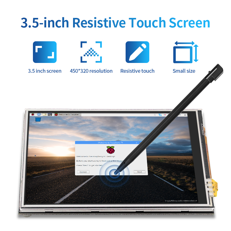 3.5インチラズベリーパイ4タッチスクリーン480*320液 - Pi 4 Case のレビューと価格