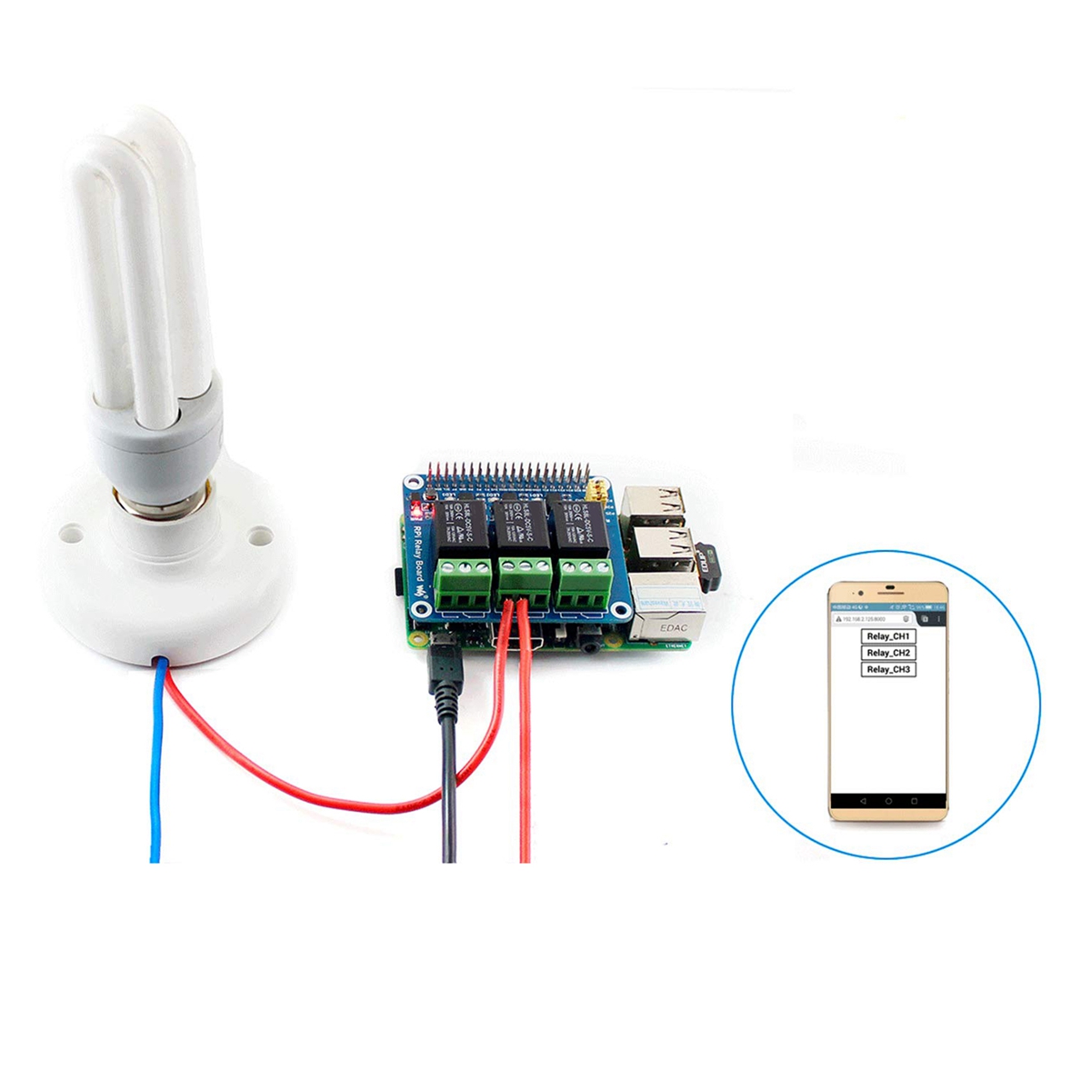 Waveshare 5V 3チャンネルリレーモジュール拡張ボ - Raspberry Pi Kit のレビューと価格