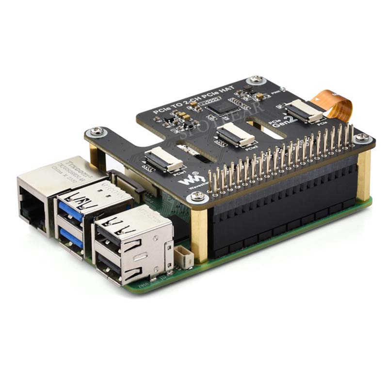 Raspberry Pi 5 PCIe から 2-CH PC - Pi Cooler のレビューと価格