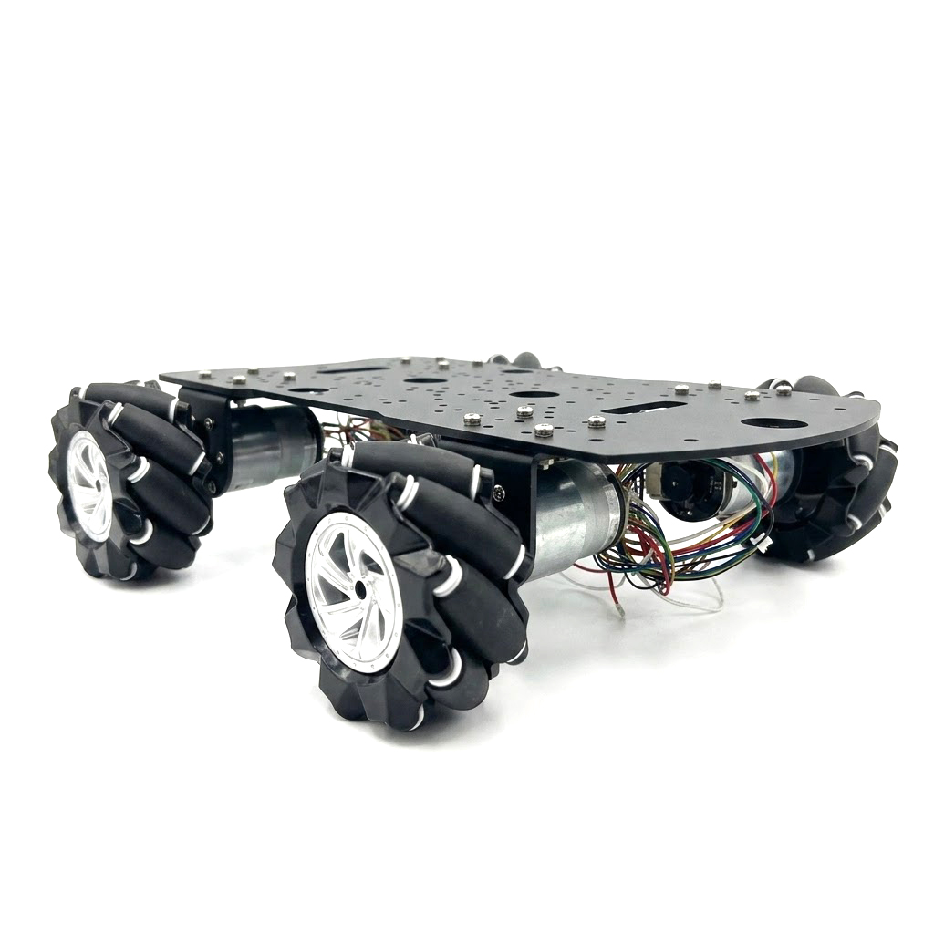 15kg積載量 4WD 80mmメカナムホイール ロボットカ - Raspberry Pi Kit のレビューと価格