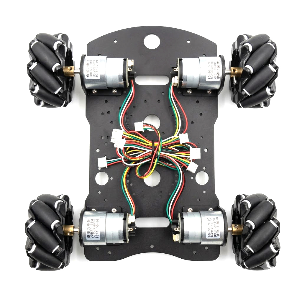 15kg積載量 4WD 80mmメカナムホイール ロボットカ - Raspberry Pi Kit のレビューと価格