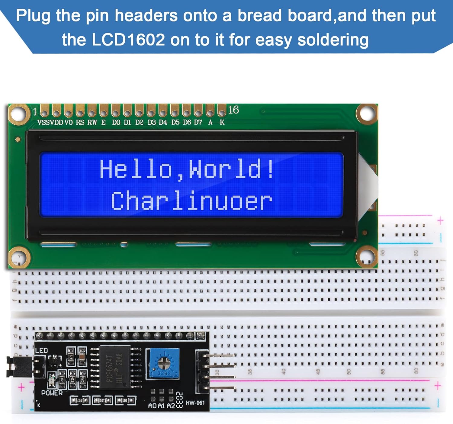 1セット 1602 LCD 20*4 ブルースクリーン I2 - Pi Display のレビューと価格