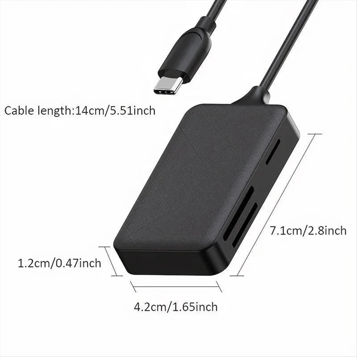 (A60I) 4-in-1 カードリーダー タイプC SD  - Micro Sd Card のレビューと価格