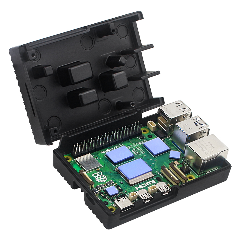 ラズベリーパイ 5 アルミニウムケース装甲シェルサイレントパ - Pi Cooler のレビューと価格