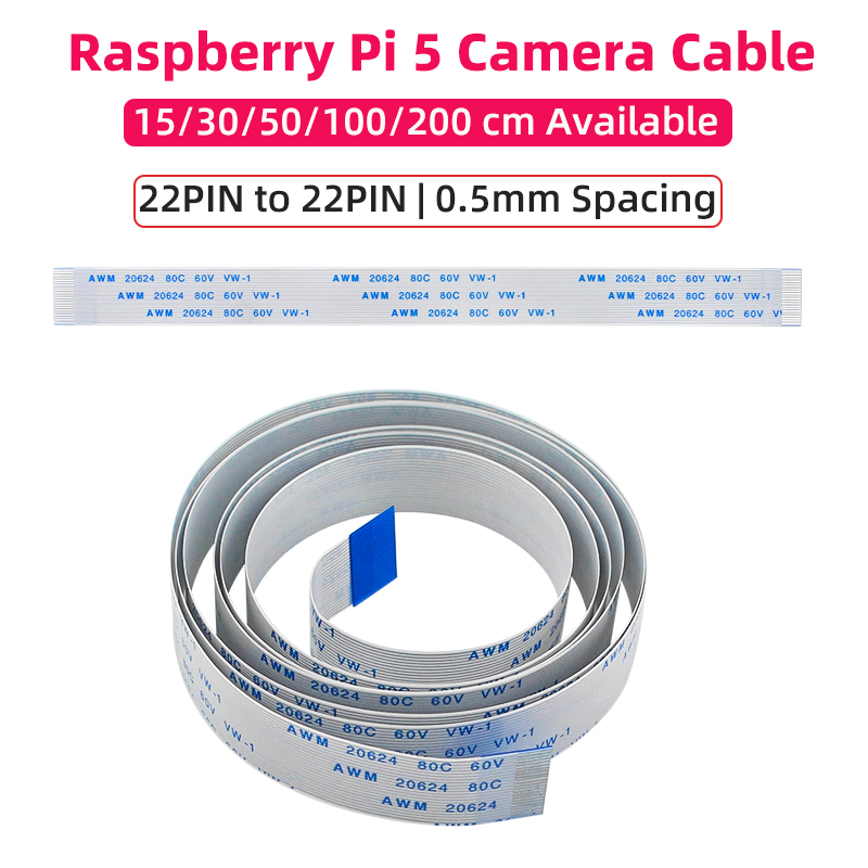 Raspberry Pi 5 カメラケーブル 22ピン -  - Pi Camera Cable のレビューと価格