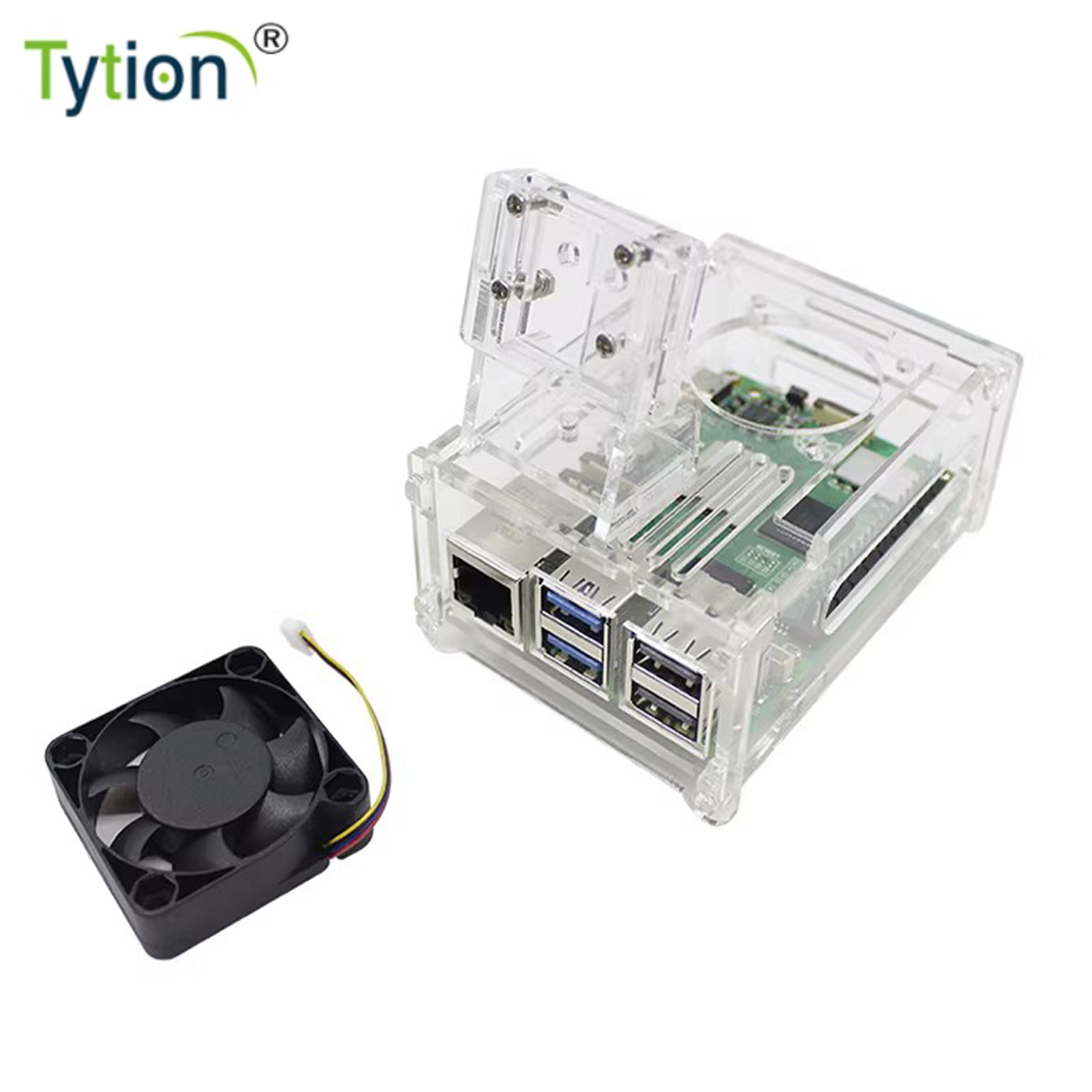 Raspberry Pi 5 アクリルケース 4010 大型 - Pi 5 Case のレビューと価格