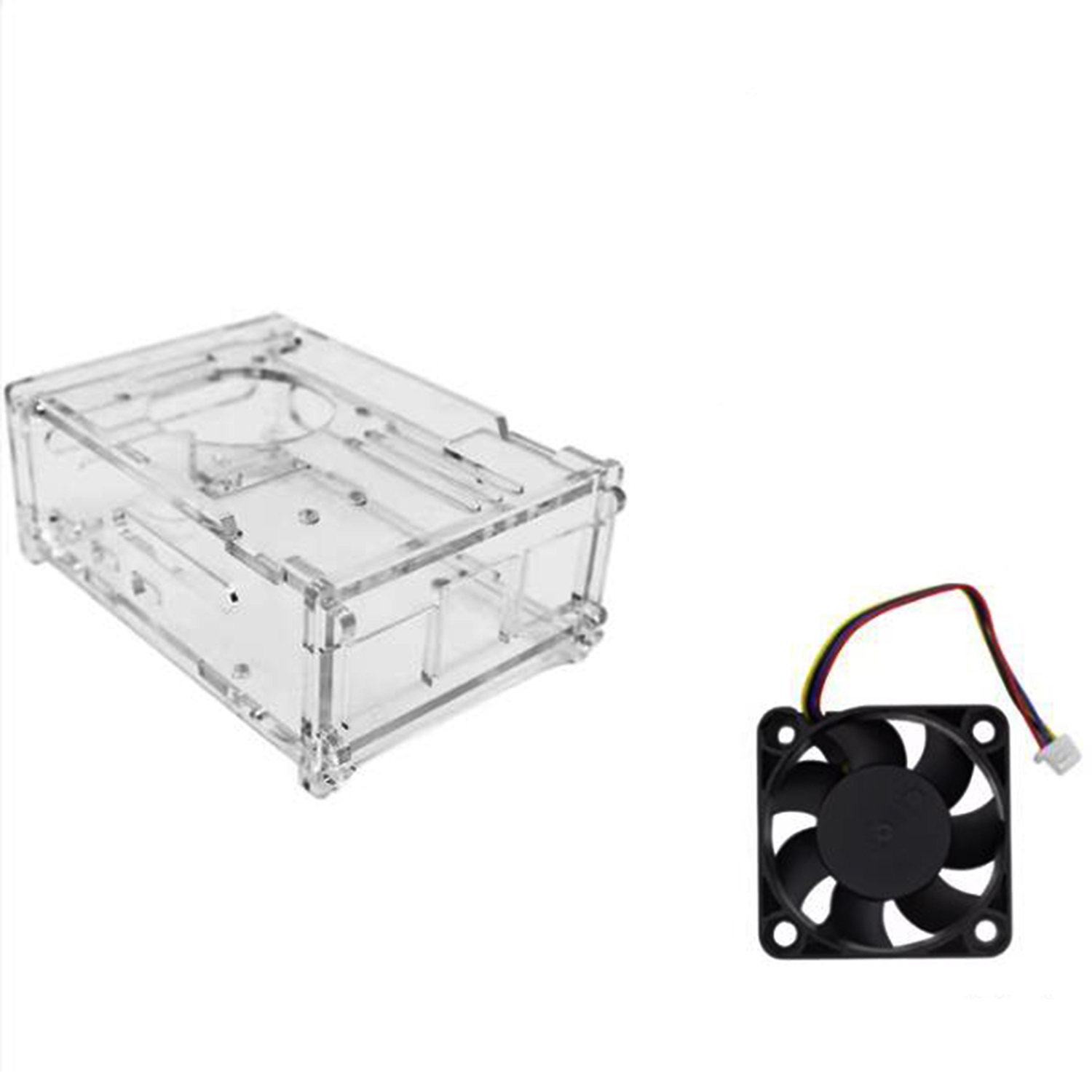 Raspberry Pi 5 アクリルケース 4010 大型 - Pi 5 Case のレビューと価格
