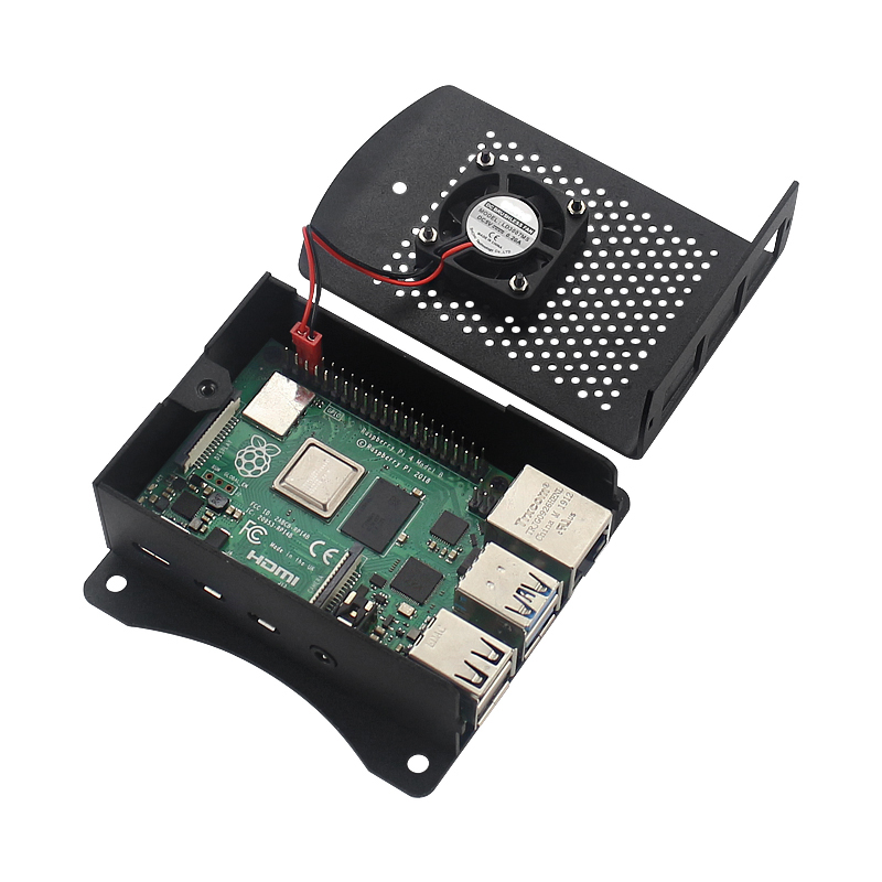 4つのアルミニウム合金スロットを備えたRaspberryPi - Pi 4 Case のレビューと価格