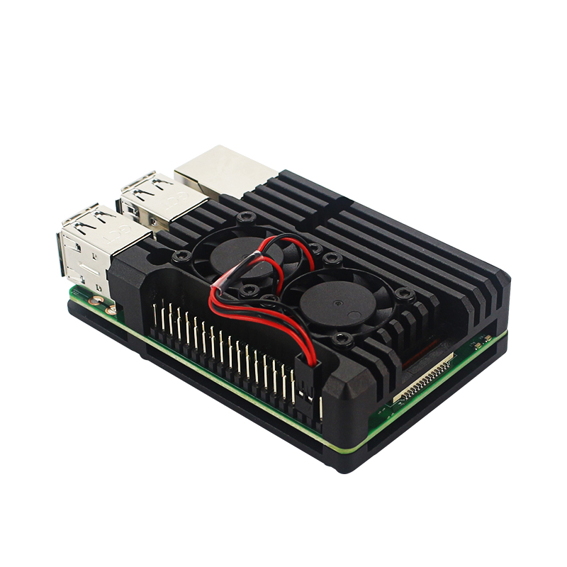 Raspberry Pi 3B+ 3B アルミニウムケースア - Pi Cooler のレビューと価格