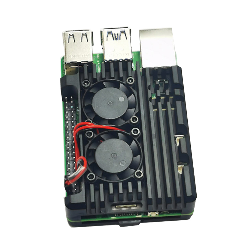 Raspberry Pi 5ケース デュアルファンヒートシン - Pi 5 Case のレビューと価格